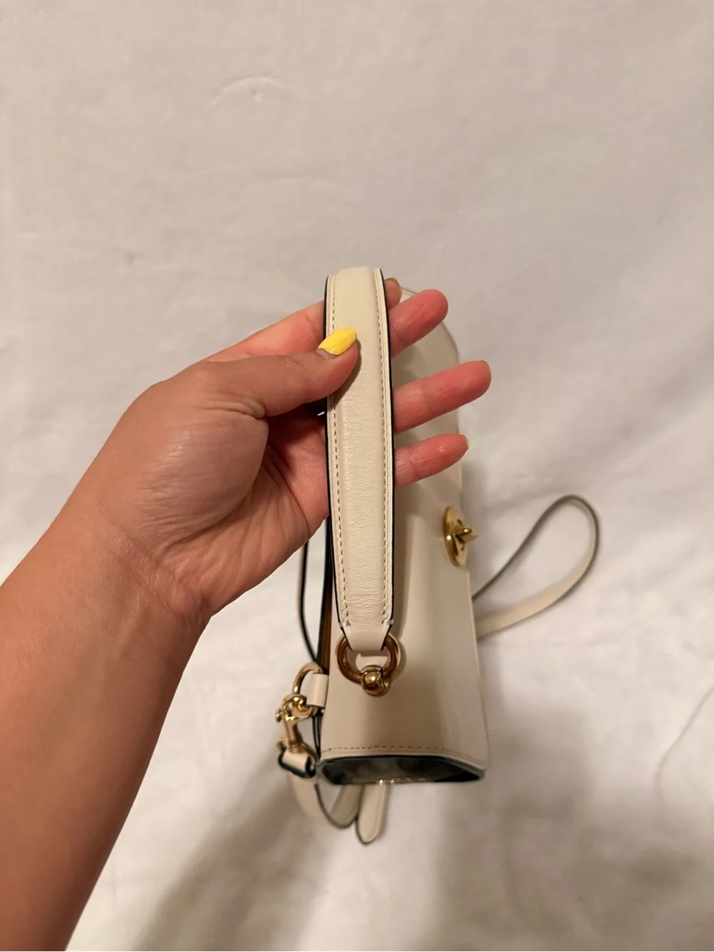 Coach Tilly Satchel 23 In Signature Canvas in Khaki/ Chalk